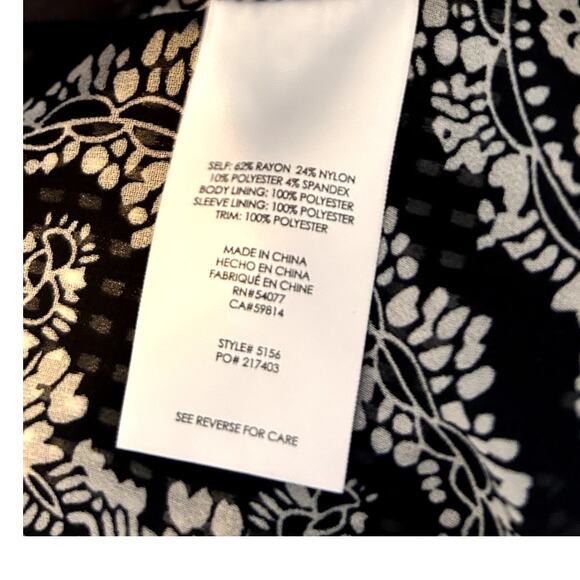 Cabi 5156 Black and White Polka Dot Blazer Jacket Size 4 - Picture 11 of 11